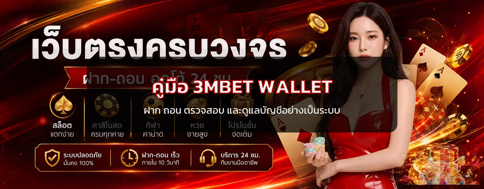 3MBET Wallet | คู่มือฝาก ถอน และตรวจสอบรายการ